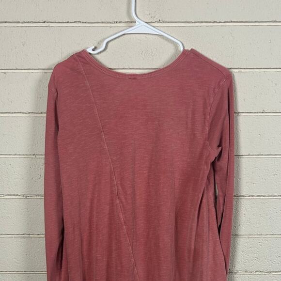 Free People Pink Long Sleeve Top size S - Picture 8 of 8